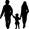 Family Silhouette Image